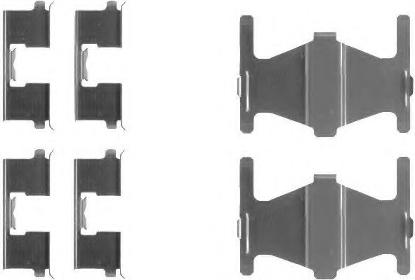PAGID K0089 Комплектующие, колодки дискового тормоза для NISSAN PRIMERA (Ниссан Примера) PAGID K0089 Комплектующие, колодки дискового тормоза для NISSAN PRIMERA (Ниссан Примера)