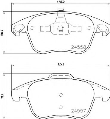 PAGID T2013 Тормозные колодки для CITROËN C4 PICASSO I (CитроËн С4 пикассо 1) PAGID T2013 Тормозные колодки для CITROËN C4 PICASSO I (CитроËн С4 пикассо 1)