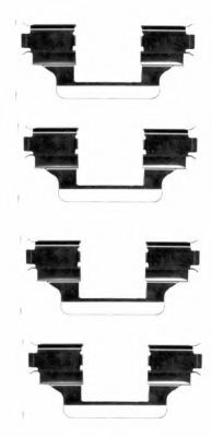 PAGID K0235 Комплектующие, колодки дискового тормоза для PEUGEOT 407 (Пежо 407) PAGID K0235 Комплектующие, колодки дискового тормоза для PEUGEOT 407 (Пежо 407)