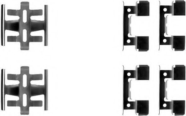 PAGID K0384 Комплектующие, колодки дискового тормоза для HONDA (Хонда) PAGID K0384 Комплектующие, колодки дискового тормоза для HONDA (Хонда)