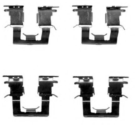 PAGID K0407 Комплектующие, колодки дискового тормоза для TOYOTA (Тойота/тоета) PAGID K0407 Комплектующие, колодки дискового тормоза для TOYOTA (Тойота/тоета)