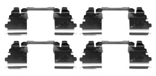 PAGID K0477 Комплектующие, колодки дискового тормоза 