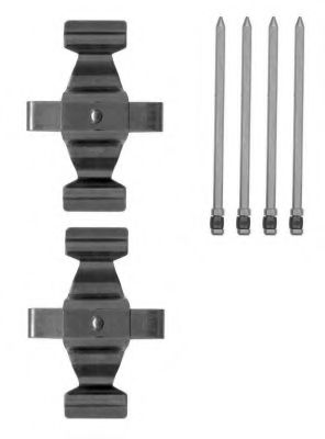 PAGID K0467 Комплектующие, колодки дискового тормоза 