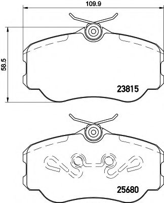 PAGID T2271 Тормозные колодки для VOLKSWAGEN (Фольксваген) PAGID T2271 Тормозные колодки для VOLKSWAGEN (Фольксваген)