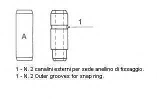 METELLI 01-1275 Направляющая втулка клапана 