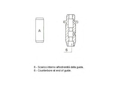 METELLI 01-2572 Направляющая втулка клапана для MAZDA 626 III (Мазда 626 3) METELLI 01-2572 Направляющая втулка клапана для MAZDA 626 III (Мазда 626 3)