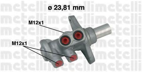 METELLI 05-0639 Главный тормозной цилиндр для FORD FIESTA V (Форд Фиеста 5) METELLI 05-0639 Главный тормозной цилиндр для FORD FIESTA V (Форд Фиеста 5)
