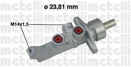 METELLI 05-0648 Главный тормозной цилиндр для TOYOTA (Тойота/тоета) METELLI 05-0648 Главный тормозной цилиндр для TOYOTA (Тойота/тоета)