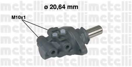 METELLI 05-0384 Главный тормозной цилиндр для TOYOTA VITZ (Тойота/тоета Vитз) METELLI 05-0384 Главный тормозной цилиндр для TOYOTA VITZ (Тойота/тоета Vитз)