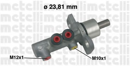 METELLI 05-0491 Главный тормозной цилиндр для AUDI (Ауди) METELLI 05-0491 Главный тормозной цилиндр для AUDI (Ауди)