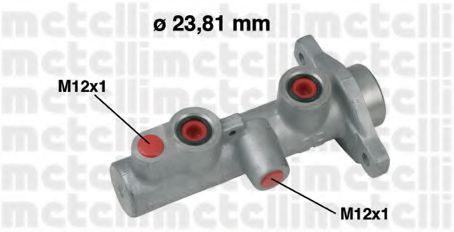 METELLI 05-0651 Главный тормозной цилиндр для NISSAN (Ниссан) METELLI 05-0651 Главный тормозной цилиндр для NISSAN (Ниссан)