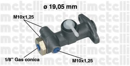 METELLI 05-0001 Главный тормозной цилиндр для FIAT 500 (Фиат 500) METELLI 05-0001 Главный тормозной цилиндр для FIAT 500 (Фиат 500)