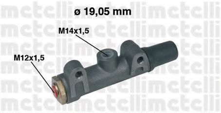 METELLI 05-0002 Главный тормозной цилиндр для SEAT (Сеат) METELLI 05-0002 Главный тормозной цилиндр для SEAT (Сеат)