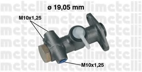 METELLI 05-0010 Главный тормозной цилиндр для FIAT 500 (Фиат 500) METELLI 05-0010 Главный тормозной цилиндр для FIAT 500 (Фиат 500)