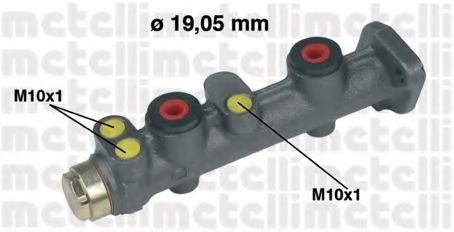 METELLI 05-0024 Главный тормозной цилиндр для FIAT (Фиат) METELLI 05-0024 Главный тормозной цилиндр для FIAT (Фиат)