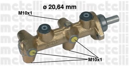 METELLI 05-0040 Главный тормозной цилиндр для VOLKSWAGEN DASHER (Фольксваген Дашэр) METELLI 05-0040 Главный тормозной цилиндр для VOLKSWAGEN DASHER (Фольксваген Дашэр)