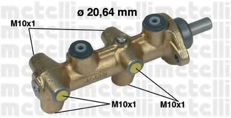 METELLI 05-0041 Главный тормозной цилиндр для VOLKSWAGEN DASHER (Фольксваген Дашэр) METELLI 05-0041 Главный тормозной цилиндр для VOLKSWAGEN DASHER (Фольксваген Дашэр)