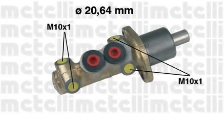 METELLI 05-0059 Главный тормозной цилиндр для CITROËN ZX (CитроËн Зх) METELLI 05-0059 Главный тормозной цилиндр для CITROËN ZX (CитроËн Зх)