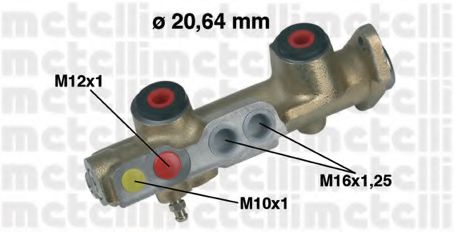 METELLI 05-0069 Главный тормозной цилиндр для RENAULT LE CAR (Рено Лэ cар) METELLI 05-0069 Главный тормозной цилиндр для RENAULT LE CAR (Рено Лэ cар)