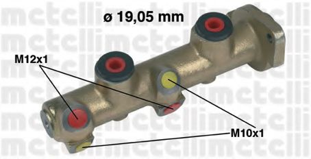 METELLI 05-0077 Главный тормозной цилиндр для RENAULT 9 (Рено 9) METELLI 05-0077 Главный тормозной цилиндр для RENAULT 9 (Рено 9)