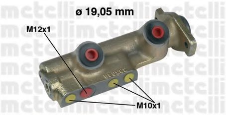 METELLI 05-0080 Главный тормозной цилиндр для RENAULT 9 (Рено 9) METELLI 05-0080 Главный тормозной цилиндр для RENAULT 9 (Рено 9)