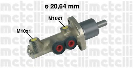 METELLI 05-0088 Главный тормозной цилиндр для FIAT DUNA (Фиат Дуна) METELLI 05-0088 Главный тормозной цилиндр для FIAT DUNA (Фиат Дуна)