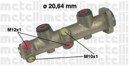 METELLI 05-0136 Главный тормозной цилиндр для RENAULT (Рено) METELLI 05-0136 Главный тормозной цилиндр для RENAULT (Рено)