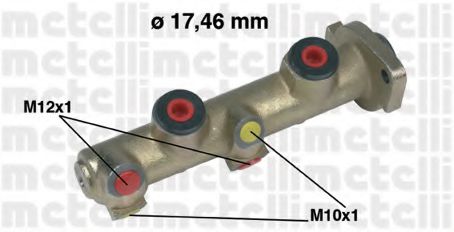 METELLI 05-0141 Главный тормозной цилиндр для RENAULT SUPER 5 (Рено Супэр 5) METELLI 05-0141 Главный тормозной цилиндр для RENAULT SUPER 5 (Рено Супэр 5)