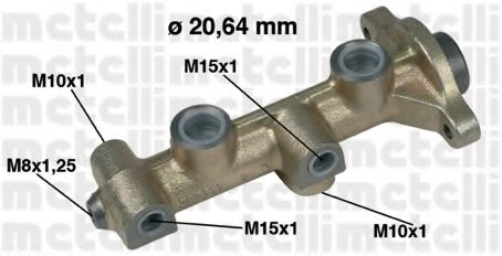 METELLI 05-0178 Главный тормозной цилиндр для OPEL CORSA A (Опель Cорса а) METELLI 05-0178 Главный тормозной цилиндр для OPEL CORSA A (Опель Cорса а)