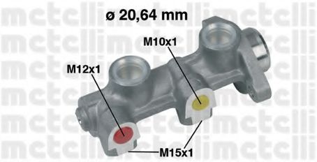 METELLI 05-0184 Главный тормозной цилиндр для OPEL ASCONA C (Опель Асcона c) METELLI 05-0184 Главный тормозной цилиндр для OPEL ASCONA C (Опель Асcона c)