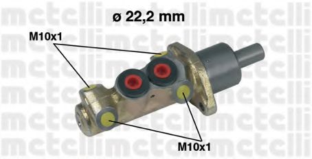 METELLI 05-0196 Главный тормозной цилиндр для VOLKSWAGEN (Фольксваген) METELLI 05-0196 Главный тормозной цилиндр для VOLKSWAGEN (Фольксваген)