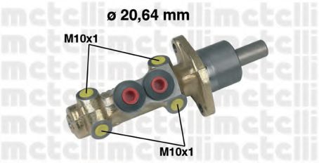 METELLI 05-0202 Главный тормозной цилиндр для VOLKSWAGEN PASSAT (Фольксваген Пассат) METELLI 05-0202 Главный тормозной цилиндр для VOLKSWAGEN PASSAT (Фольксваген Пассат)