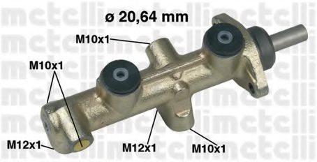 METELLI 05-0204 Главный тормозной цилиндр для VOLKSWAGEN PASSAT (Фольксваген Пассат) METELLI 05-0204 Главный тормозной цилиндр для VOLKSWAGEN PASSAT (Фольксваген Пассат)