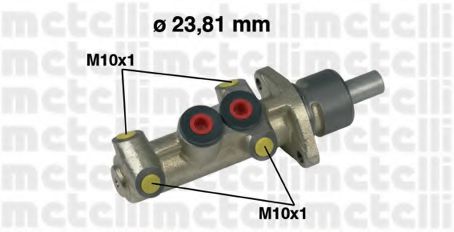 METELLI 05-0222 Главный тормозной цилиндр для RENAULT (Рено) METELLI 05-0222 Главный тормозной цилиндр для RENAULT (Рено)