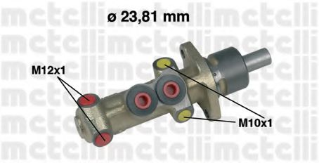 METELLI 05-0223 Главный тормозной цилиндр для RENAULT (Рено) METELLI 05-0223 Главный тормозной цилиндр для RENAULT (Рено)
