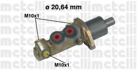 METELLI 05-0225 Главный тормозной цилиндр для PEUGEOT 205 II (Пежо 205 2) METELLI 05-0225 Главный тормозной цилиндр для PEUGEOT 205 II (Пежо 205 2)