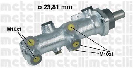 METELLI 05-0240 Главный тормозной цилиндр для FIAT (Фиат) METELLI 05-0240 Главный тормозной цилиндр для FIAT (Фиат)