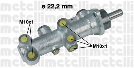 METELLI 05-0241 Главный тормозной цилиндр для FIAT (Фиат) METELLI 05-0241 Главный тормозной цилиндр для FIAT (Фиат)
