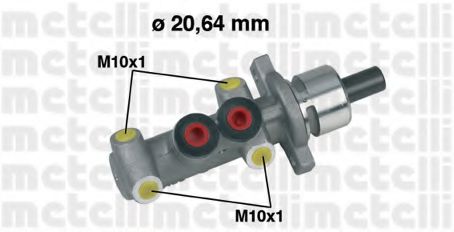 METELLI 05-0245 Главный тормозной цилиндр для CITROËN ZX (CитроËн Зх) METELLI 05-0245 Главный тормозной цилиндр для CITROËN ZX (CитроËн Зх)