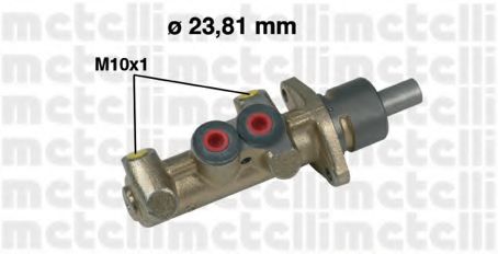 METELLI 05-0252 Главный тормозной цилиндр для CITROËN EVASION (CитроËн Эвазион) METELLI 05-0252 Главный тормозной цилиндр для CITROËN EVASION (CитроËн Эвазион)
