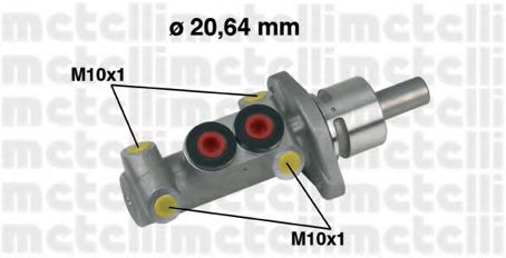 METELLI 05-0277 Главный тормозной цилиндр для HYUNDAI (Хендай) METELLI 05-0277 Главный тормозной цилиндр для HYUNDAI (Хендай)
