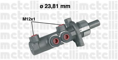 METELLI 05-0280 Главный тормозной цилиндр для AUDI TT (Ауди Тт) METELLI 05-0280 Главный тормозной цилиндр для AUDI TT (Ауди Тт)