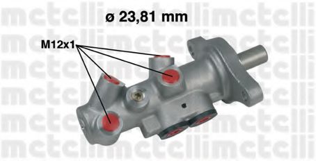 METELLI 05-0295 Главный тормозной цилиндр для VOLKSWAGEN GOLF IV (Фольксваген Гольф 4) METELLI 05-0295 Главный тормозной цилиндр для VOLKSWAGEN GOLF IV (Фольксваген Гольф 4)