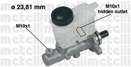 METELLI 05-0331 Главный тормозной цилиндр для MAZDA 323 ASTINA VI (Мазда 323 астина 6) METELLI 05-0331 Главный тормозной цилиндр для MAZDA 323 ASTINA VI (Мазда 323 астина 6)