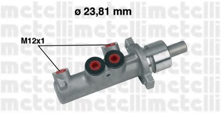 METELLI 05-0355 Главный тормозной цилиндр для CITROËN BERLINGO (CитроËн Берлинго) METELLI 05-0355 Главный тормозной цилиндр для CITROËN BERLINGO (CитроËн Берлинго)