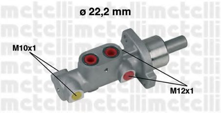 METELLI 05-0359 Главный тормозной цилиндр для CITROËN XSARA (CитроËн Ксара) METELLI 05-0359 Главный тормозной цилиндр для CITROËN XSARA (CитроËн Ксара)