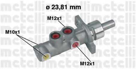 METELLI 05-0362 Главный тормозной цилиндр для CITROËN BERLINGO (CитроËн Берлинго) METELLI 05-0362 Главный тормозной цилиндр для CITROËN BERLINGO (CитроËн Берлинго)