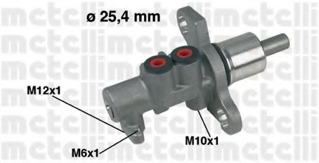 METELLI 05-0368 Главный тормозной цилиндр для AUDI (Ауди) METELLI 05-0368 Главный тормозной цилиндр для AUDI (Ауди)