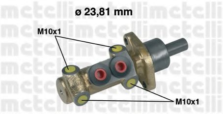 METELLI 05-0398 Главный тормозной цилиндр для VOLKSWAGEN T4 MULTIVAN (Фольксваген Т4 мултиvан) METELLI 05-0398 Главный тормозной цилиндр для VOLKSWAGEN T4 MULTIVAN (Фольксваген Т4 мултиvан)