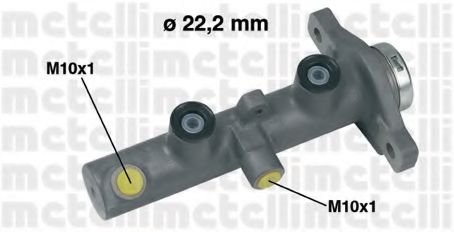 METELLI 05-0430 Главный тормозной цилиндр для NISSAN (Ниссан) METELLI 05-0430 Главный тормозной цилиндр для NISSAN (Ниссан)